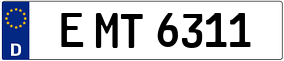 Truck License Plate